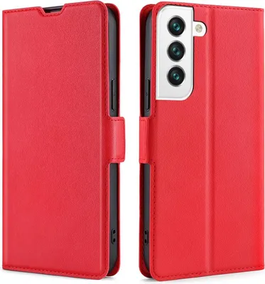 Produktbild von Samsung Galaxy S23 Hülle - Coverup Folio Klapphülle - Rot