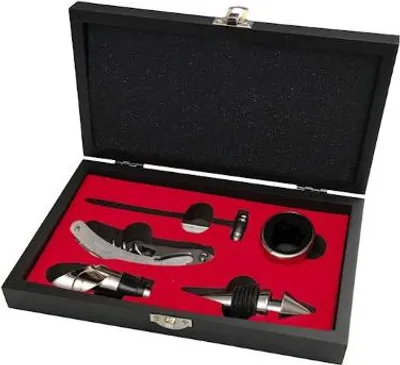 Image de Coffret en bois 6 pièces pour sommeliers