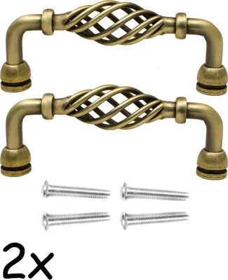 Produktbild von 'FUXXER® - Garderobenhaken, Doppelhaken, Eisen-Haken, farbig, 5er Set (Rot)'