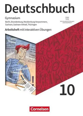 Immagine prodotto di Deutschbuch Gymnasium 10. Schuljahr. Berlin, Brandenburg, Mecklenburg-Vorpommern, Sachsen, Sachsen-Anhalt und Thüringen - Arbeitsheft mit interaktiven Lösungen online