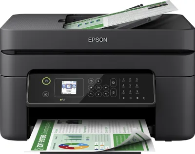 Produktbild von Epson WorkForce WF-2840DWF, Tintenstrahl, Farbdruck, 5760 x 1440 DPI, A4, Direktdruck, Schwarz