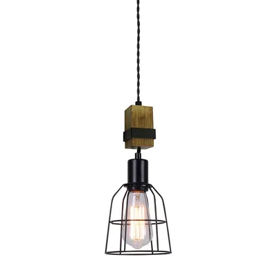 Immagine prodotto di Italux Ponte lampada a sospensione industriale nera PND-4290-1-L