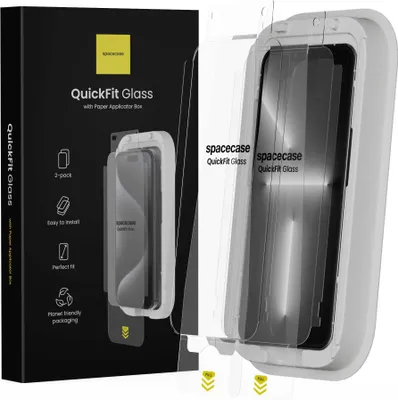 Imagen del producto de Protector de pantalla de vidrio Sc Quickfit para iPhone 13 Pro Max/14 Plus