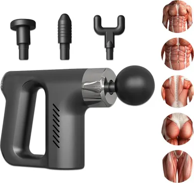 Obrázok produktu pre Prenosná mini masážna pištoľ Fascia - masáž z malého masážneho prístroja na stimuláciu svalov, uvoľnenie tela, krku a chrbta; fitnes vybavenie