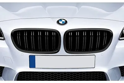 Kühlergrill Sport Grill Gitter Schwarz Glanz für BMW 5er F10 F11 F18 2010-2017 – Produktansicht