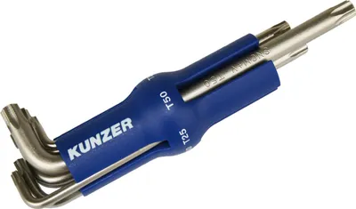 Produktbild von Kunzer Winkelschlüsselsatz TX-Profil+Loch, 8-tlg. 7TXS08