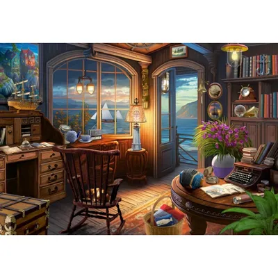 Produktbild von Castorland Puzzle Sailor's House - 1000 Teile Jigsaw Puzzle