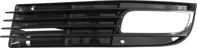 Image de Grille de pare-chocs Cache GAUCHE NOIR BRILLANT pour Audi A8 4E (D3) à partir de