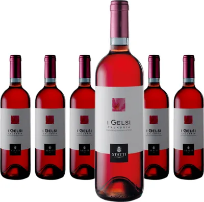 Produktbild von 6 x Statti Gelsi Rosato Calabria IGT