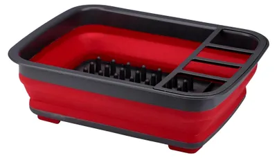 Produktbild von Faltbares Abtropfgestell 36x31cm in Rot