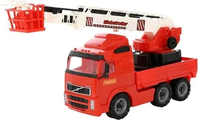 Zdjęcie produktu dla Ciężarówka VOLVO straży pożarnej z dźwigiem