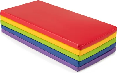 Immagine prodotto di Set di 5 tappetini da ginnastica per bambini COSTWAY, tappetino morbido 120 x 60 cm, tappetino da ginnastica in , tappetino sportivo per bambini, colorato
