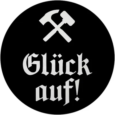 Produktbild von Bergmannsgruß Glück auf Magnet