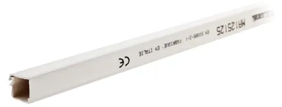 Produktbild von Kabelkanal für TV-Kabel (weiß 9016) 12 x 12 Weiß 2 m (mit Klebeband)