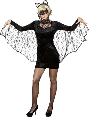 Produktbild von Fledermaus Kleid mit Haarreif, Größe:34/36