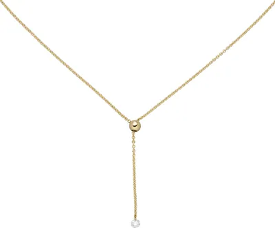 Produktbild von Collier 750 Gold Gelbgold 1 Diamant Brillant 45 cm