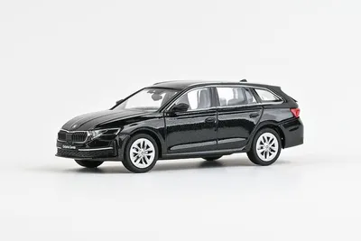 Produktbild von Skoda Octavia IV FL Combi (2024) Black Magic Metallic - ABREX 1:43