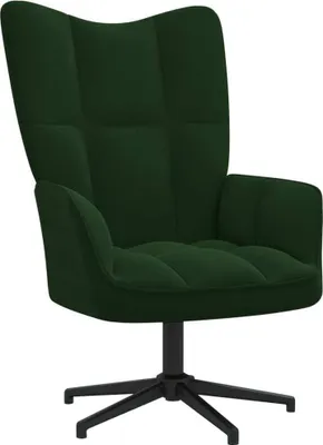 Produktbild von Relaxsessel aus Samt, dunkelgrün, 360 Grad drehbar, 62x68x91 cm (B x T x H)