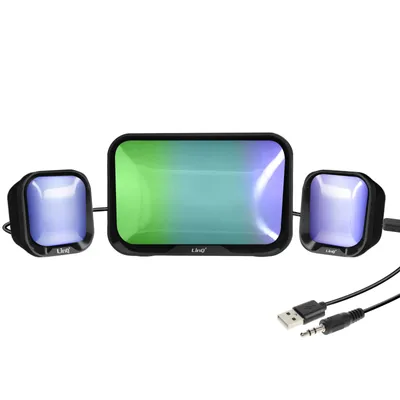 Immagine prodotto di LinQ, altoparlante Bluetooth per PC con connessione jack da 3,5 mm, nero