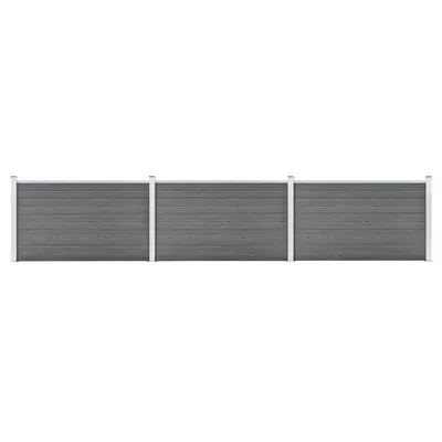 Immagine prodotto di Maison Exclusive - Recinzione da giardino in WPC 526x106 cm, grigio