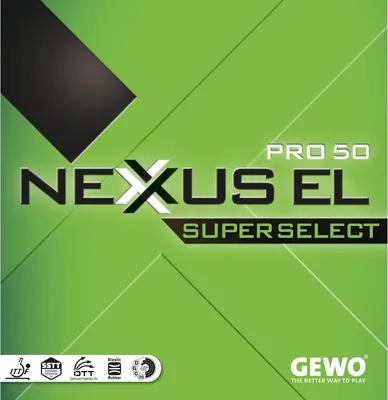 Produktbild von GEWO Tischtennisbelag / Nexxus EL Pro 50 SuperSelect / NEU /