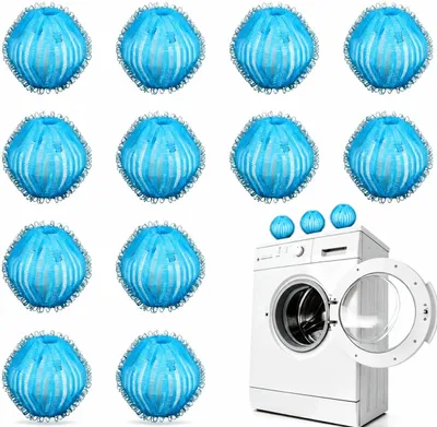 Productafbeelding van Mulbijeo haarentferner wasmachine, 12 stuks, voor een grondige reiniging