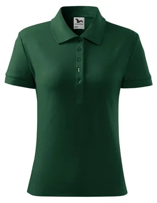 Image de Malfini - Polo pour femmes, coton PP10354 (S) (vert foncé)