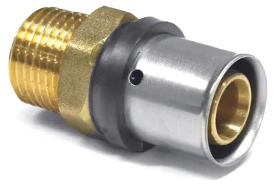 Image de Raccord Pressfitting 32mm, Union 1 Pouce, DVGW
