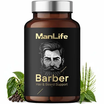 Produktbild von Biotin Haar Kapseln mit Zink, Selen, Kupfer, L-Cystein, MSM & Ackerschachtelhalm – für normales Haar & normale Haarpigmentierung – 90 vegane Kapseln