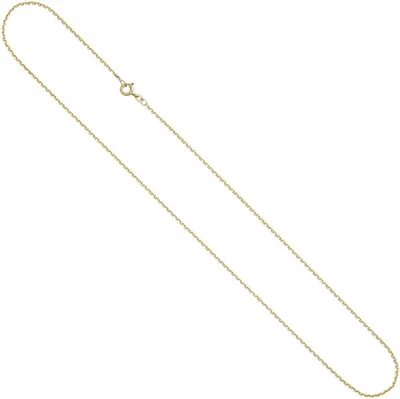 Produktbild von 1,2mm Ankerkette Kette Collier aus 333 Gelbgold Gold Halskette 38cm Goldkette