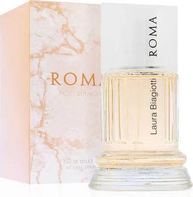 Zdjęcie produktu dla Laura Biagiotti Roma Fiori Bianchi woda toaletowa dla kobiet 50 ml