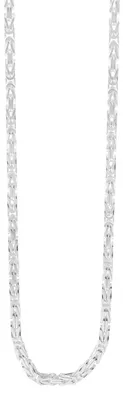 Produktbild von Akzent Herren Kette Kilian "Kilian" aus 925 Sterlingsilber, rhodiniert, langlebig, 50-55cm