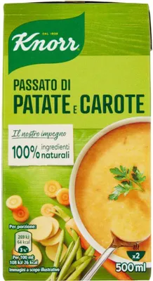 Produktbild von 3x Knorr Passato Vorbei an Kartoffeln und Karotten 500 ml echter Geschmack