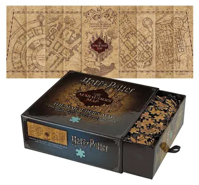 Image de Carte de la chasse au rhum Puzzle de 1 000 pièces - Harry Potter