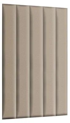 Produktbild von MG Design Polsterpaneel 15 x 120 cm in Creme - 3D Wandkissen fürs Bettkopfteil & Wanddeko, ohne Bohren, geräuschmindernd, texturierte, robuste & Pflegeleichte Oberfläche