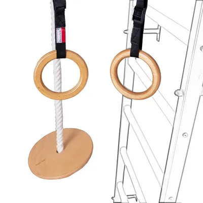 Produktbild von BenchK A/076, Ring, 80 kg, Schwarz, Weiß, Holz, Sperrholz, 14,7 cm, 2 kg