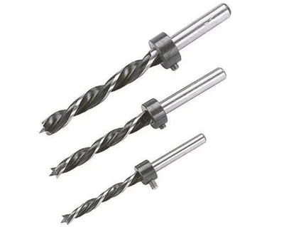 Zdjęcie produktu dla wolfcraft 3 wiertła do kołków z ogranicznikiem głębokości 6, 8, 10 mm 2730000