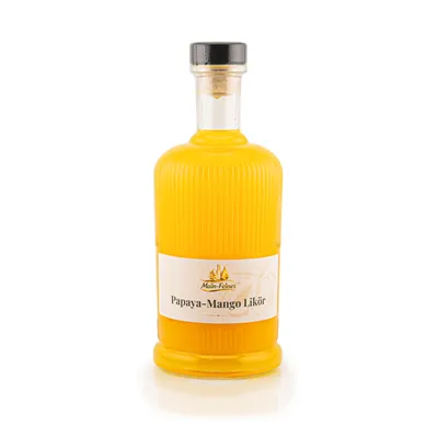 Produktbild von Main-Feines | Papaya-Mango Likör exotisch fruchtig 18% Vol. 700ml