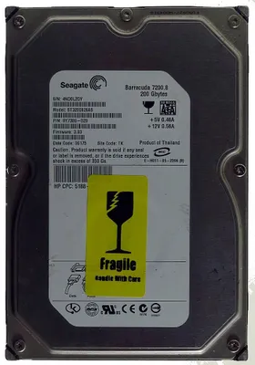 Produktbild von 200GB HDD Seagate Barracuda 7200.10 ST3200826AS SATA ID13822