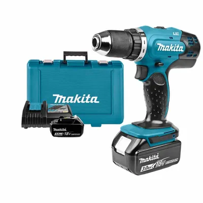 Image de Makita DDF453RFE - Perceuses/visseuses - sans fil - 2 vitesses - Clé de mandrin 13 mm - 42 N-m