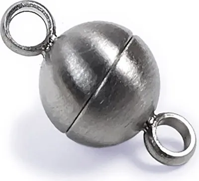 Produktbild von Minott Magnetschließe - Verschluss für Ketten und Schmuck - Edelstahl Satiniert 22344, Ø Magnet:6.5 mm