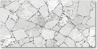 Produktbild von Tulup® Glas-Bild - 100x50 -Wandkunst - Wandbild hinter gehärtetem Sicherheitsglas  - Sonstige - Steinmauer - Weiß