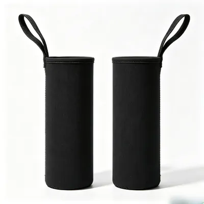 Thermohülle für Trinkflaschen, 2er-Pack, 750 ml, Schwarz