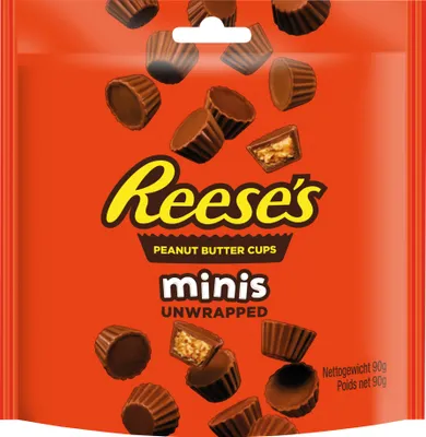 Produktbild von Reese's Erdnussbutter Cup Minis 10 x 90 g (900 g)