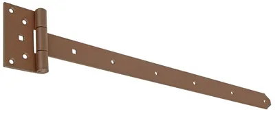 Produktbild von Alberts 301477 DURAVIS® Kreuzgehänge | mit vernietetem Stift | schwarzdiamant duplexbeschichtet | Band 591 x 40 mm | Scharnier 59 x 103 mm