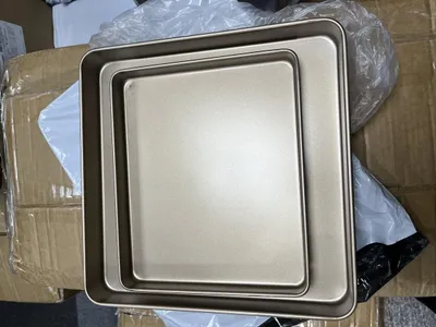 Immagine prodotto di Solidchoice - Set di 2 teglie da forno con rivestimento antiaderente