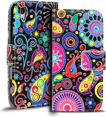 Produktbild von Handy Tasche für Sony Xperia Z5 Hülle Kunstleder Motiv Schutzhülle Case