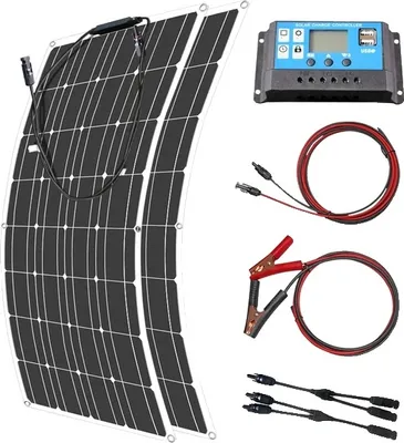 Obrázek produktu pro Solární panel, flexibilní, vodotěsný, 200W solární sada