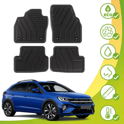 Obrázok produktu pre Eko Gumené Rohože Pre Volkswagen Taigo 2021-vyššie 4ks