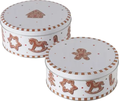Immagine prodotto di Boltze Vorratsdose Ginger, 2 teilig (Höhe 7 - 8 cm, Durchmesser 16 - 18 cm)